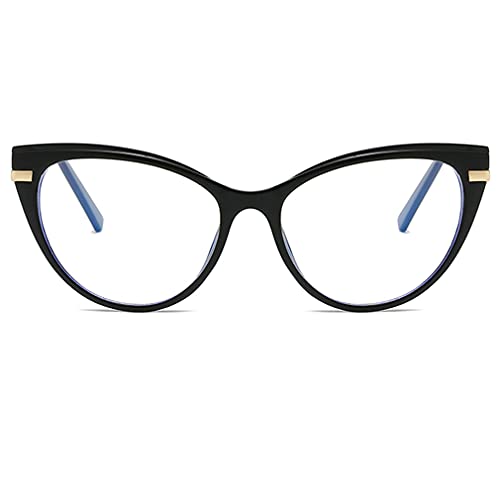 LJCZKA Blue Light Blocking Glasses Cat Eye for Women, Anti Blue Light Glasses Computer Eyeglasses Clear for Anti Fatigue and Eyestrain