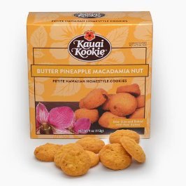 Pineapple Macadamia Butter Cookies 4 oz by Kauai Kookie
