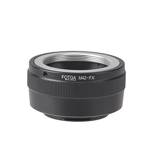 Fotga Obiettivo M42 da montare e adattatore per fotocamere Fujifilm serie X Mirrorless Fuji X-Pro1, X-E1, X-M1