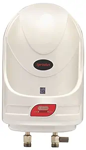 V-Guard Sprinhot 1 Litre Water Heater for Bathroom and Kitchen (Ivory)