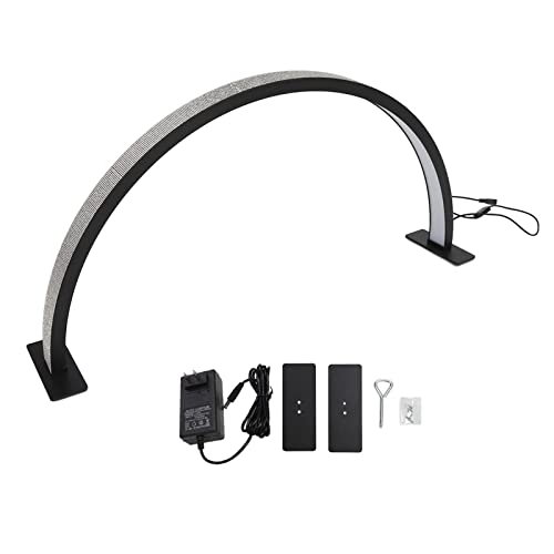 Lâmpada de Mesa Meia Lua, Luz de Mesa Meia Lua Com Strass Sintonizado 25 W 100‑240 V 3000 K‑6000 K P