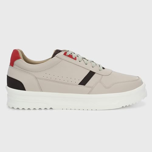 Image of Cruiser Mens Sneakers | Casual Shoes | Cone Heel Lace-Up Sneakers for a Unique Look |Experience Comfort & Style with Soft Cushioned Insole | Trendy Lace-Up Design Sneaker (2565)