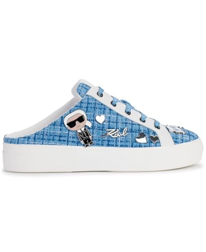 Image of Karl Lagerfeld Women's Cambria Slip on Sneaker Mule with Pins