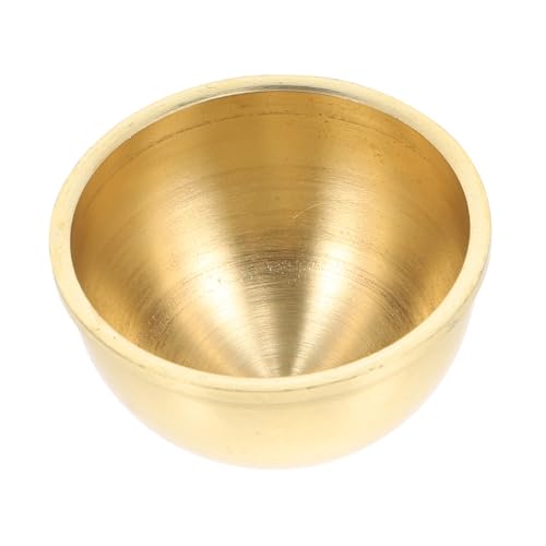 GALPADA 1pezzi Tazza Offerta Acqua Buddista in Rame Dorato Resistenti e Anti-invecchiamento Per Tempio Yoga e Casa Coppa Sacrificio Rituale Compact e Stabile