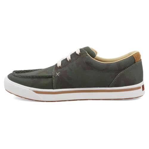 Image of Twisted X Men's Kicks, Moc Toe, Green Camo, 11 M