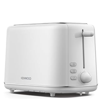 Kenwood Abbey Lux Toaster, 2 Slot Toaster, 7 Browning Settings, Reheat, Defrost and Cancel Functions, Pull Crumb Tray, Cord Storage, 800 W, TCP05.A0WH, White
