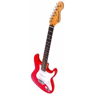 Encore E6RED Guitare électrique Rouge - Les Beatles, Paul McCartney, John Lennon, RIngo Starr, George Harrison Encore E6RED Guitare électrique Rouge – Image 4