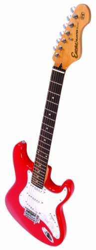 Encore E6RED Guitare électrique Rouge - Les Beatles, Paul McCartney, John Lennon, RIngo Starr, George Harrison Encore E6RED Guitare électrique Rouge – Image 5