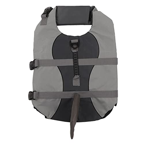 Gavigain Dog Life Vest, Adjustable Buoyancy Vest, Extra Thick Padding, Quick Release Buckles, for Water Safety and Boating (M)