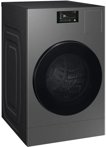 Samsung WD53DBA900HZ Bespoke 5.3 Cu. Ft. Dark Steel Front Load All-in-One Washer/Dryer Combo