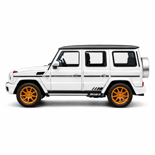 Image of 1:24 Scale Mercedes-Benz G 63 G Wagon Diecast Metal Car Model with Openable Doors & Bonnet, Light & Sound, Detailed Interior, Collectible SUV Toy for Kids & Adults (20 cm)