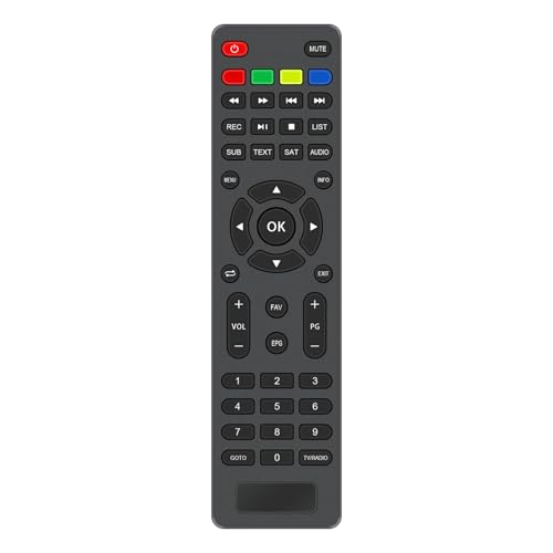 VINABTY Replacement Remote Control Compatible with XORO Receiver HRS 9194 TWIN HRS 9194 HDD TWIN DVB-S2