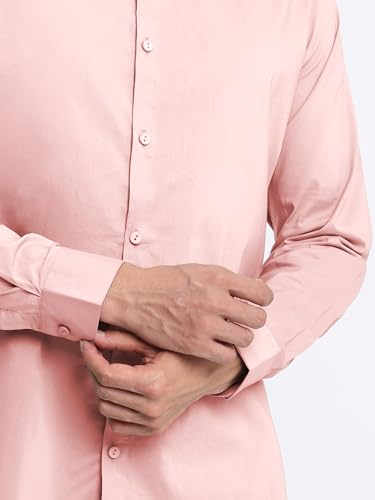 Image of Beyoung Cotton Plain Regular Fit Shirt for Men | Full Sleeve | Formal Shirt | Classic Collar Cotton