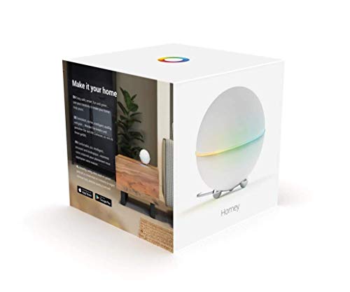 Preisvergleich Produktbild Homey / Smart Home Hub. SmartHome Hausautomatisierungs- Zentrale [kompatibel mit Alexa, Google Home, Homekit]. Enthält Z-Wave, Zigbee, WLAN, BLE, 433MHz, Infrarot, KNX-IP (Standard)
