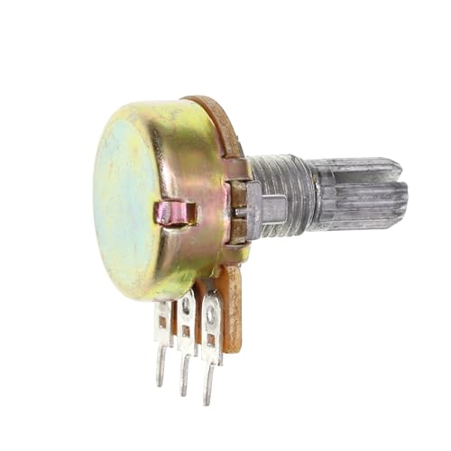(Pacote de 10) WH148 Potenciômetro horizontal de giro único de 3 pinos B100R 100 Ohm Resistores vari