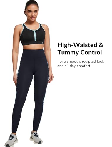 Yvette Womens Workout Leggings with Pockets - High Waisted Tummy Control Running Pants,Not See Through,Gym to Street 5