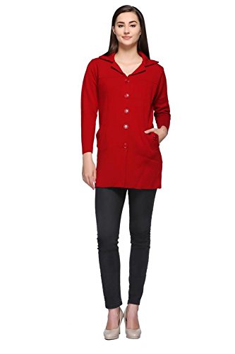 montrex Women Red Stylish Coats-picture-1