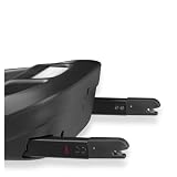 hauck i-Size Isofix Basisstation Kompatibel mit Drive N Care Babyschale, Getestet nach UN ECE R129, Einfaches Befestigen von Basisstation & Babyautositz mit Grün/Rot Sicherheitsindikatoren (Schwarz)
