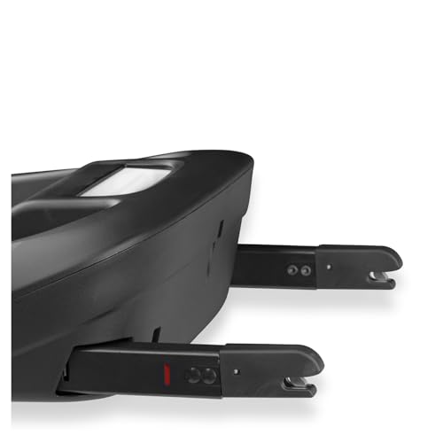 hauck i-Size Isofix Basisstation Kompatibel mit Drive N Care Babyschale, Getestet nach UN ECE R129, Einfaches Befestigen von Basisstation & Babyautositz mit Grün/Rot Sicherheitsindikatoren (Schwarz)