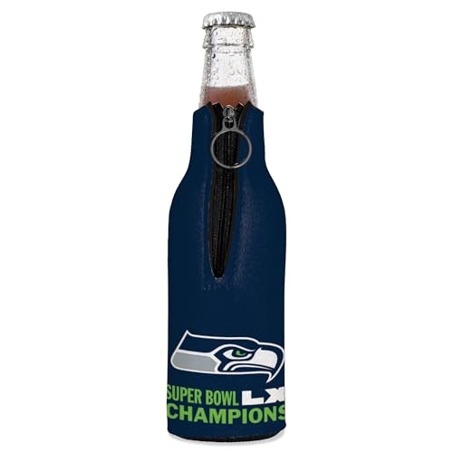 WinCraft Seattle Seahawks Super Bowl LX Champions 12oz. Bottle Cooler
