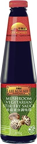 Lee Kum Kee Mushroom Vegetarian Stir‑Fry Sauce 510 g | Gluten‑Free & Vegan – Umami-Rich Shiitake Mushroom Seasoning (Oyster Sauce Alternative)