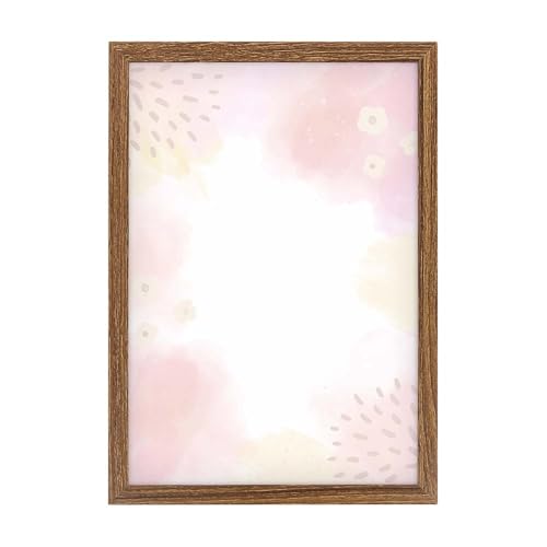 命名紙 木製フレーム付き デザイン命名紙(水彩ピンク)A4サイズ 手書き専用紙 赤ちゃん ベビー 飾れる 命名書 かわいい おしゃれ 用紙 お七夜 命名式 お祝い ナチュラル 誕生日 バースデー 新生児 0歳 1歳 お食い初め 男の子 女の子 出産祝い