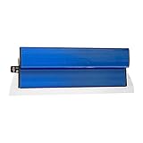 Professioneller Trockenbauspachtel Langlebiger Glättungsspachtel, Skimming-Klinge, Wandputzwerkzeuge, Wanddekoration, Bauwerkzeug(40cm,Blau)