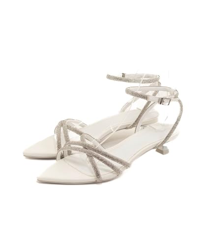 �r�W���[�N���X�X�g���b�v�T���_�� DS37196 WHITE M