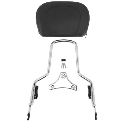 Barre sissy amovible pour dossier passager arrière moto Street Glide et Road King 2009-2023 chromé