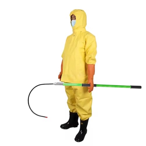 Electrical Safety Rescue Hook, Portable High Voltage Life Saver Pole, Non-Conductive Electrocution Emergency Rescue Sticks, Electrician Tools(Green,3m/9.8ft)