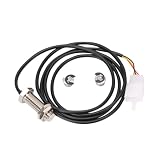 Cavo tachimetro moto - Sensore di velocità professionale, 2,66 piedi, set di ricambio contachilometri per motociclette | robusto cavo ABS e metallo, 2 poli, compatibile con moto, potente S