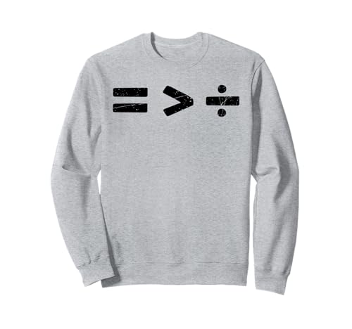 Igualdad de Derechos Matemáticas Símbolo La igualdad es mejor que la Sudadera