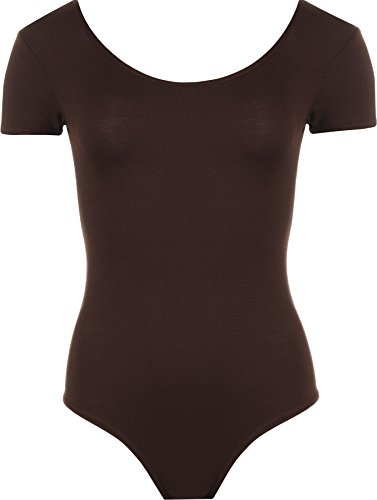 Preisvergleich Produktbild WearAll - Damen elastischer Body Top - Braun - 40-42