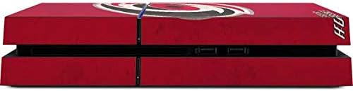 Skinit Decal Gaming Skin for PS4 Console - Officially Licensed NHL Carolina Hurricanes Distressed Design