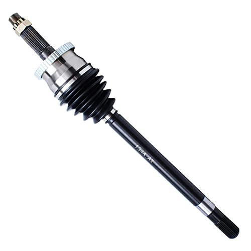 Image of Detroit Axle - AWD Pair Front CV Axles for 1999-2004 Jeep Grand Cherokee 2000 2001 2002 2003, 2 CV Axle Shafts Assembly Replacement