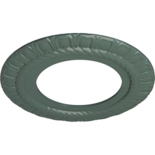 Image of Ekena Millwork CM10CLCBF Claremont Hand-Painted Ceiling Medallion, Cloud Burst