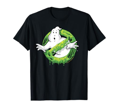 Ghostbusters Ghost Logo Green Slime T-Shirt