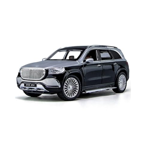 Image of 1:24 Mercedes Benz GLS600 Maybach Toy Car - Luxury Diecast Model with Sound & Light, Pull Back Action Kids Toy Car Gift for Boys & Girls [Multicolor] [Pack of 1]