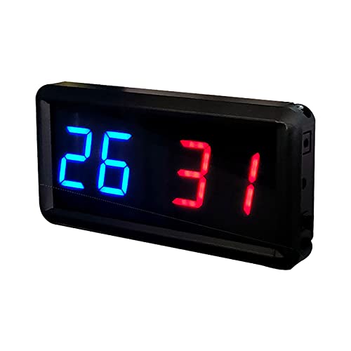 Tableau de score d'intérieur LED avec télécommande pour billard et volley - 7