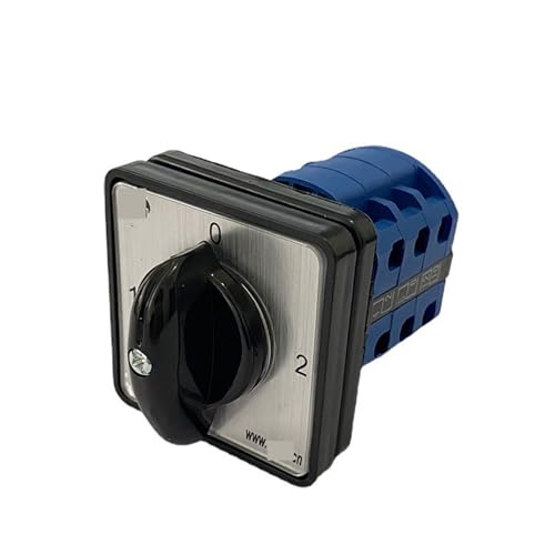 Sélecteur rotatif LW26-20 commutateur à cames 3 pôles 1-0-2 pour inverseur de source