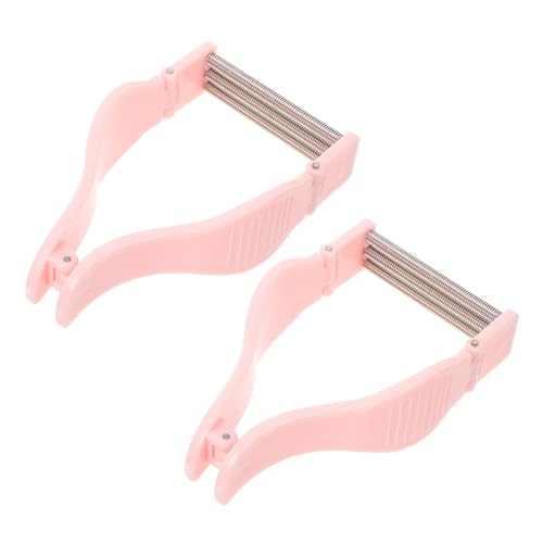 Mikinona 2Pcs Facial Hair Remover Tool Manual Spring Epilator for Women Hair Removal for Cheeks Upper Lip Chin and Neck Portable and Ergonomic Design Easy to Use and Carry