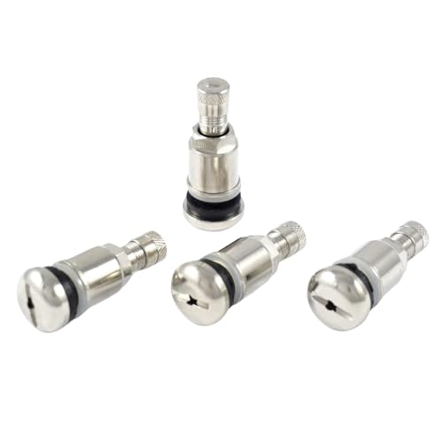 4 x 11,3mm Silber Metallventile Stahlventile Universal Felgenventile