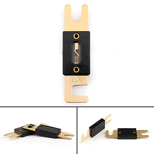 Fusible ANL 200A bañado en oro con dos conectores robustos para audio 6
