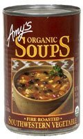 Amy's Organic Soup Fire Roasted Southwestern Vegetable 14.3 oz (Pack of 24)