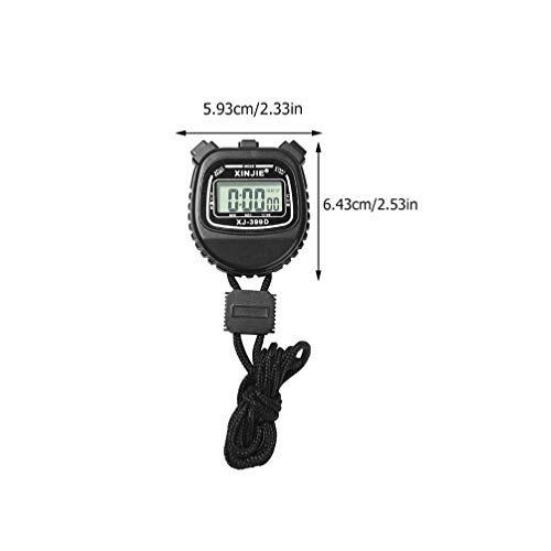 CLISPEED Cronômetro Digital Cronômetro Cronógrafo Cronômetro de Contagem Regressiva Com Pulseira Ala