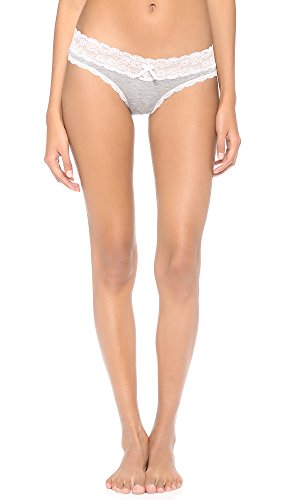 Honeydew Intimates Women's Ahna Thong, Heather Grey/Seashell, Medium