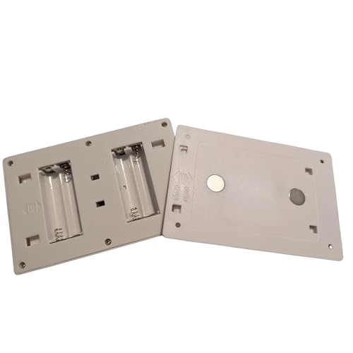 Aplique LED con interruptor integrado y funcionamiento independiente a pilas AAA en pack de 12 3