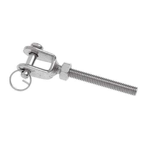 Tensor de acero inoxidable con quijada, tornillos largos con rosca M8 miniatura 3