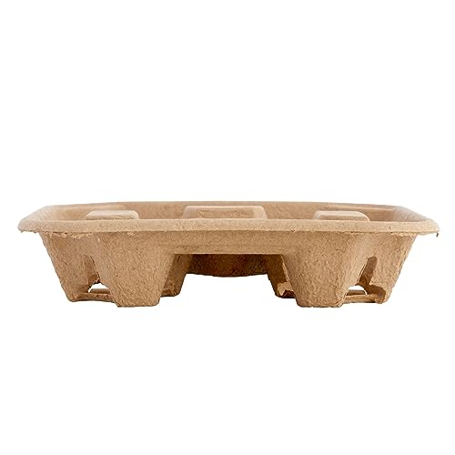 Okuna Outpost SHECO 60 Pack Disposable Coffee Tray, 4 Cup Carriers thumb #7