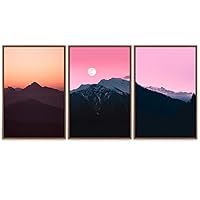 SIGNWIN Framed Canvas Wall Art Scenery Canvas Prints Home Artwork Decoration for Living Room,Bedroom - 16